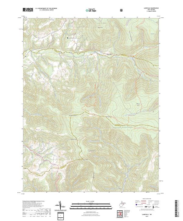 USGS Topographic Map – Laneville