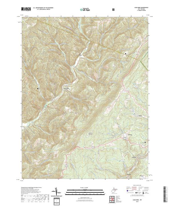 USGS Topographic Map – Lead Mine