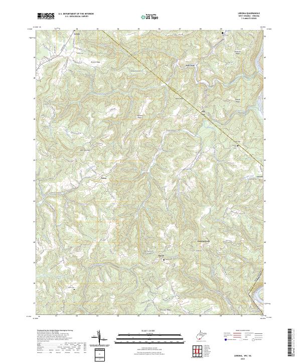 USGS Topographic Map – Lerona