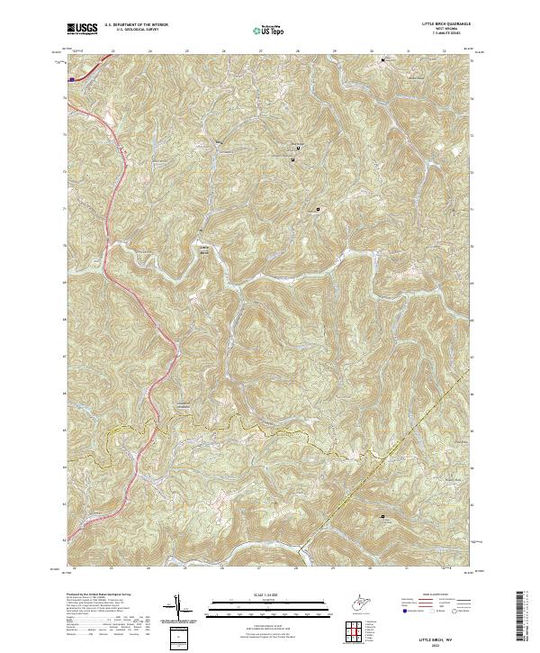 USGS Topographic Map – Little Birch