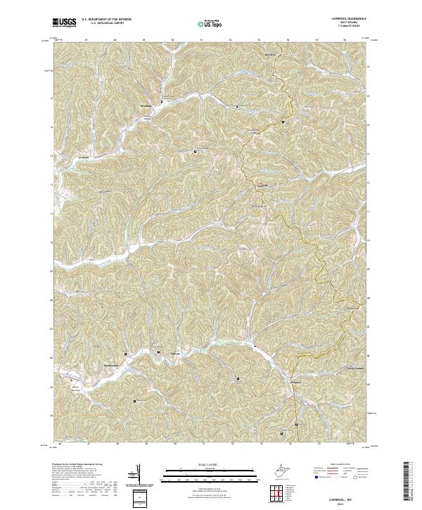 USGS Topographic Map – Liverpool