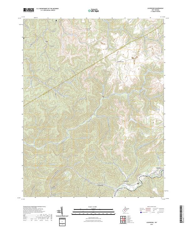 USGS Topographic Map – Lockwood