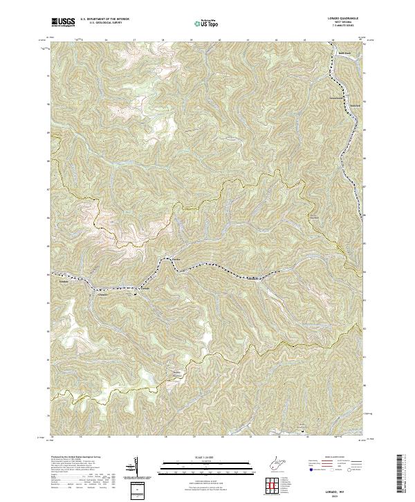 USGS Topographic Map – Lorado