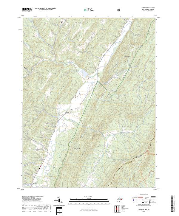 USGS Topographic Map – Lost City