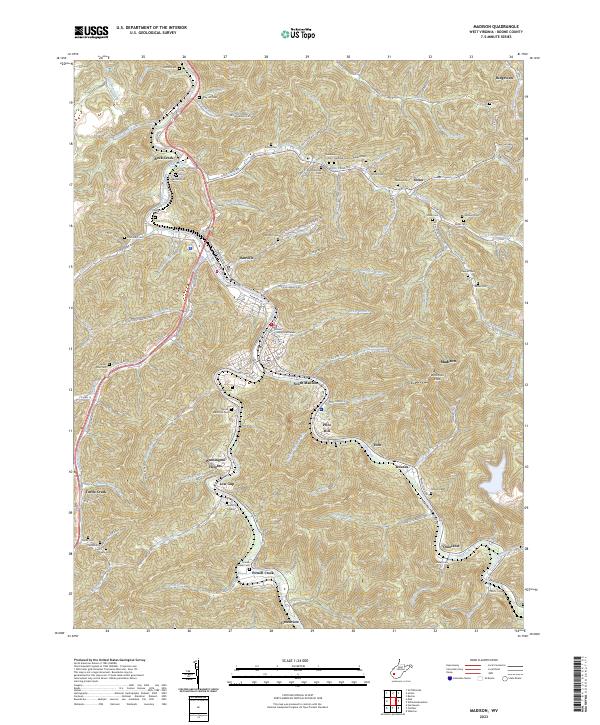 USGS Topographic Map – Madison