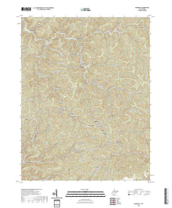 USGS Topographic Map – Mammoth