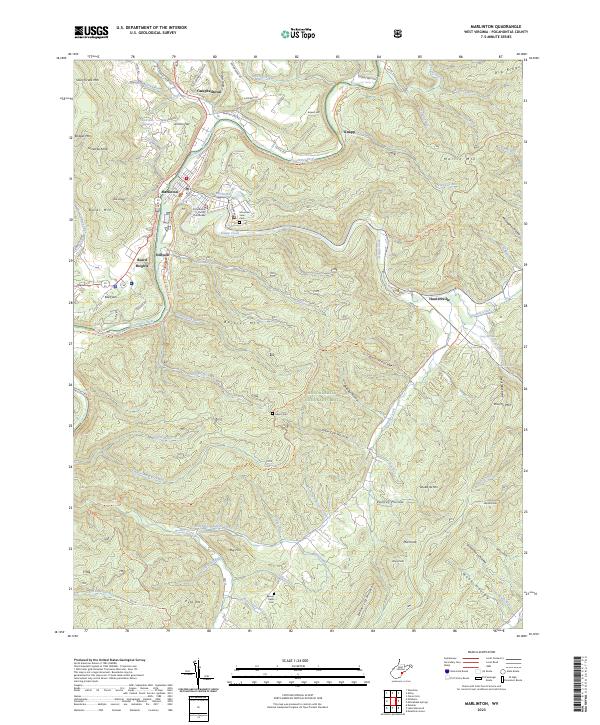 USGS Topographic Map – Marlinton