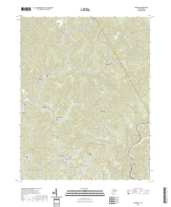 USGS Topographic Map – McGraws