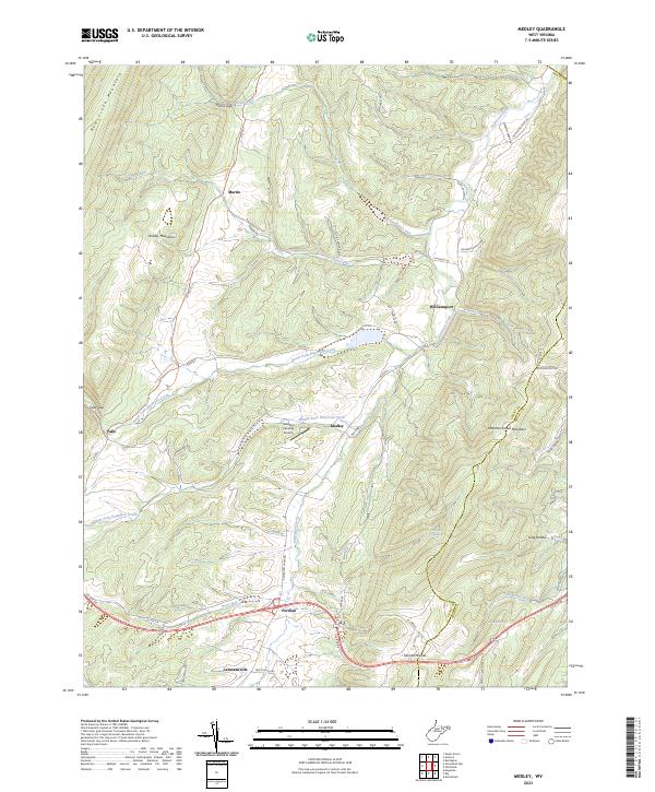USGS Topographic Map – Medley