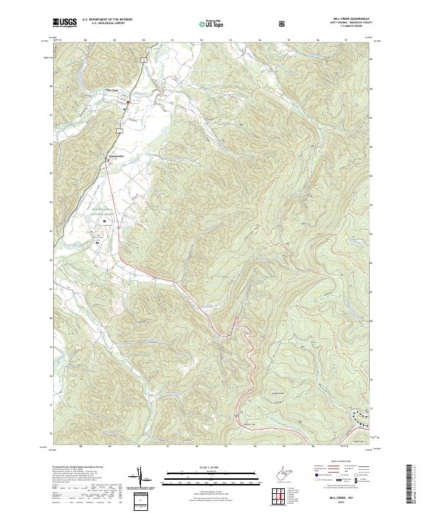 USGS Topographic Map – Mill Creek