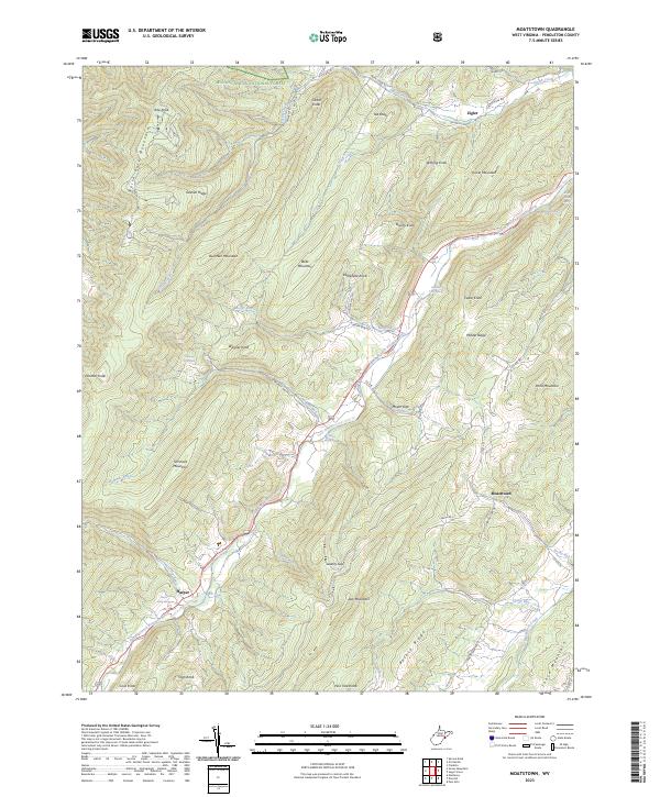 USGS Topographic Map – Moatstown