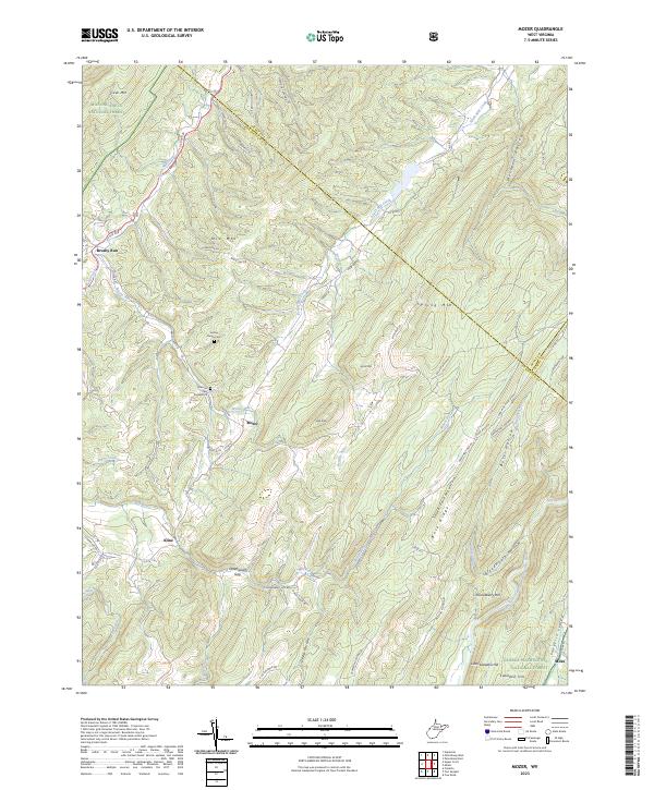 USGS Topographic Map – Mozer