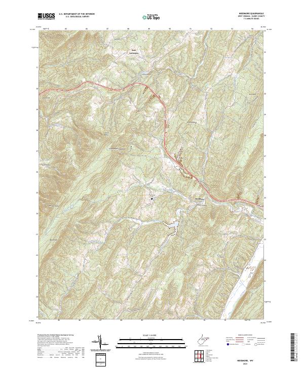 USGS Topographic Map – Needmore
