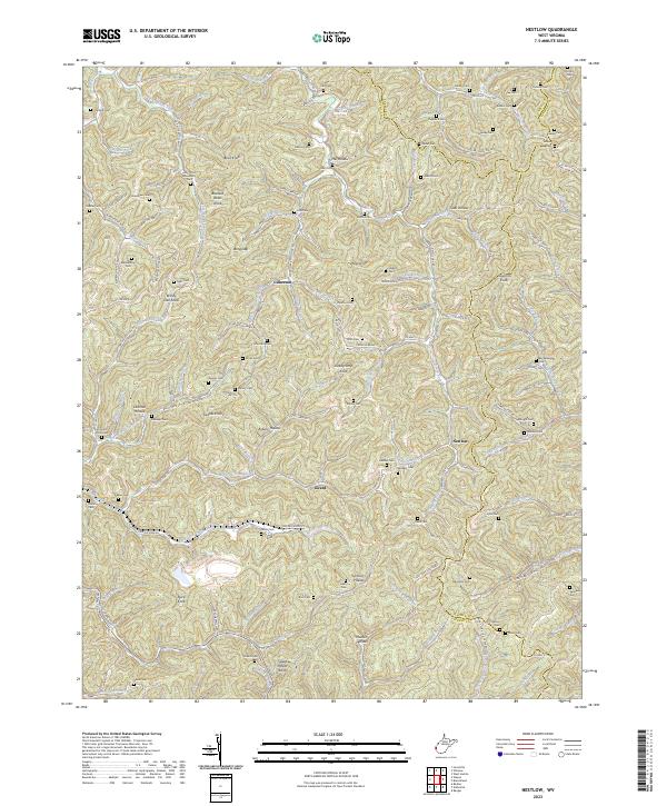 USGS Topographic Map – Nestlow