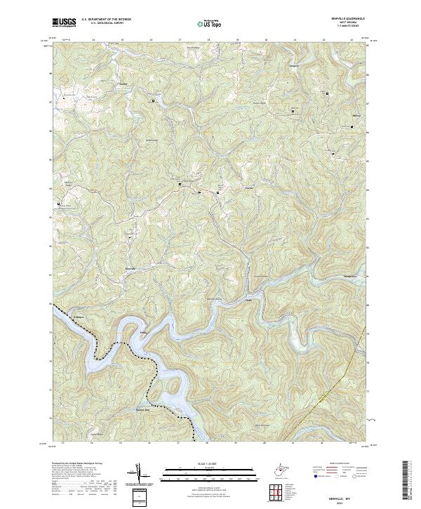 USGS Topographic Map – Newville