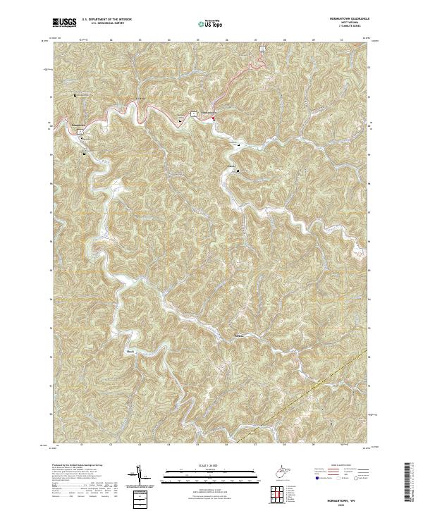 USGS Topographic Map – Normantown