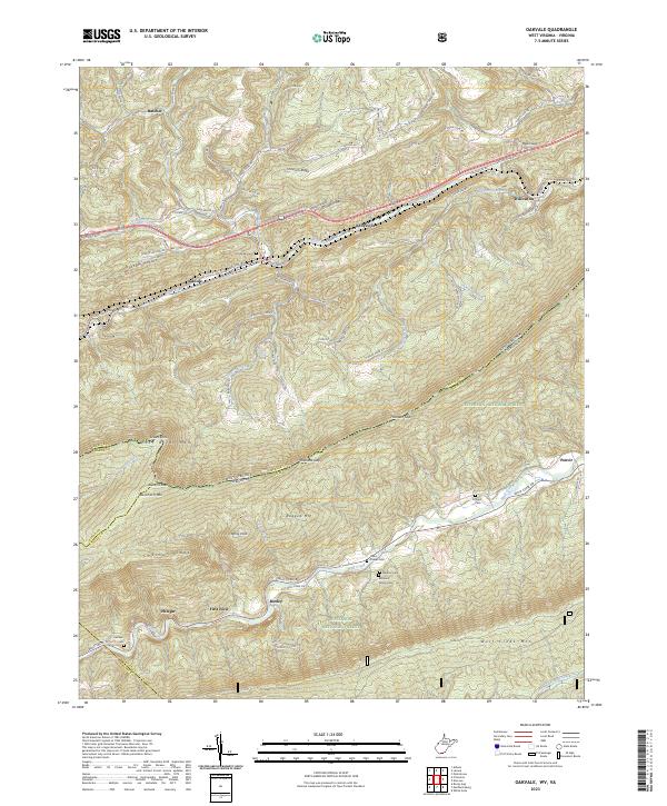 USGS Topographic Map – Oakvale