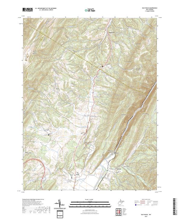 USGS Topographic Map – Old Fields
