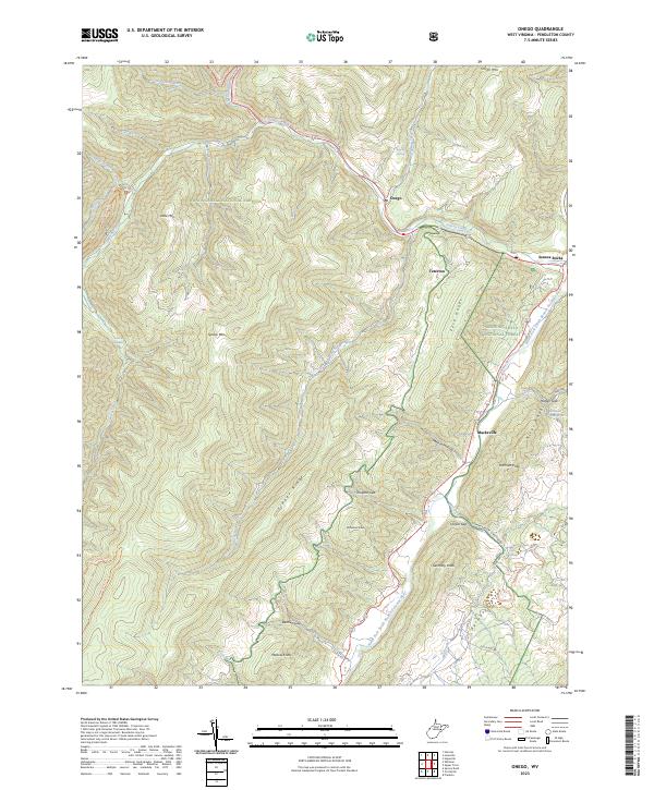 USGS Topographic Map – Onego