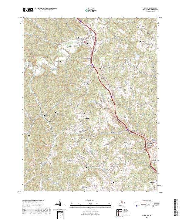USGS Topographic Map – Osage