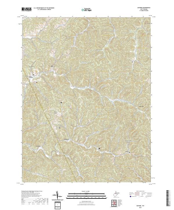 USGS Topographic Map – Oxford