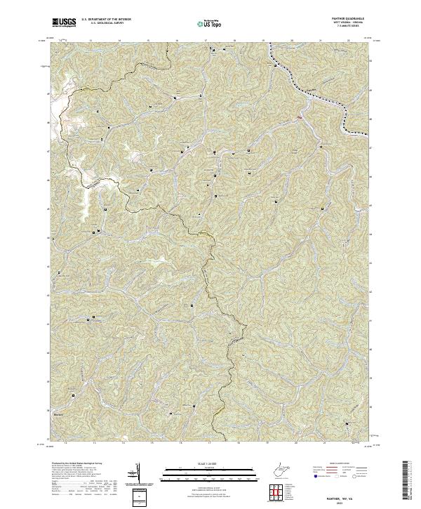USGS Topographic Map – Panther