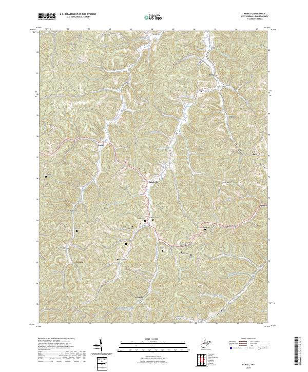 USGS Topographic Map – Peniel
