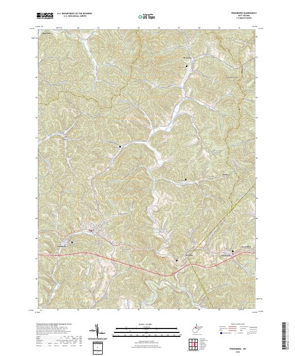 USGS Topographic Map – Pennsboro