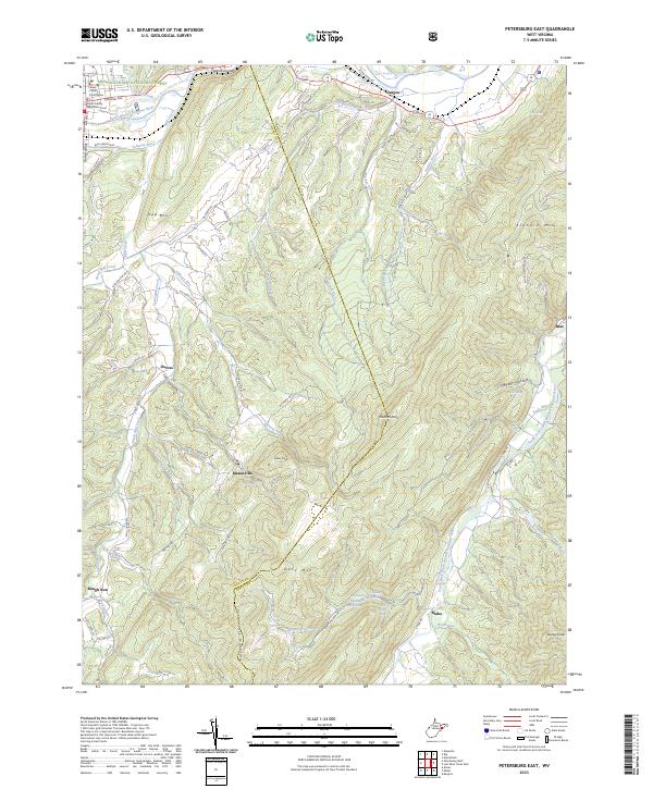 USGS Topographic Map – Petersburg East
