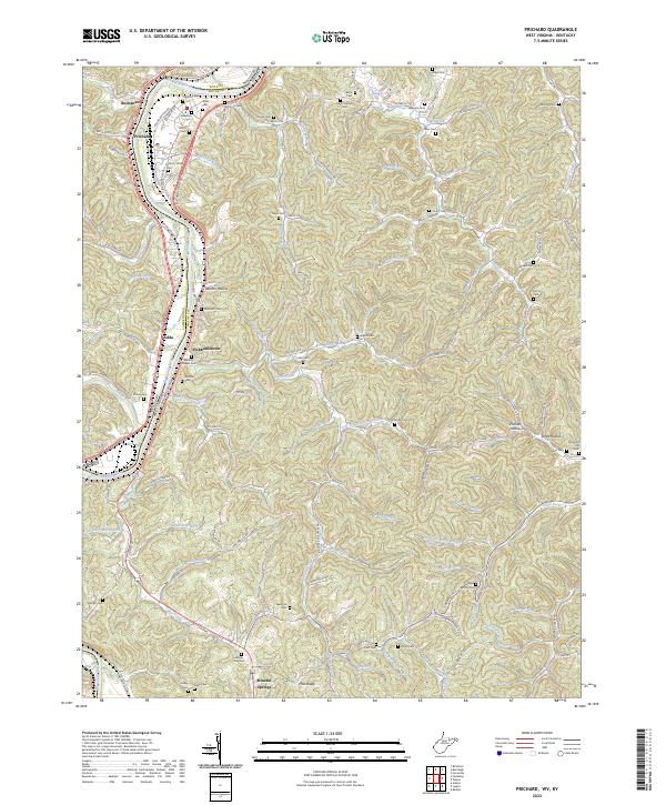 USGS Topographic Map – Prichard