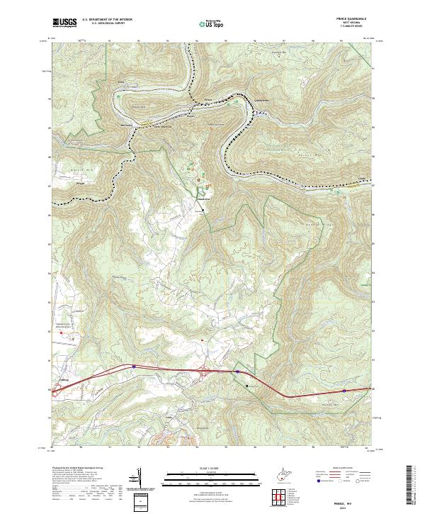 USGS Topographic Map – Prince