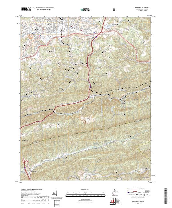 USGS Topographic Map – Princeton