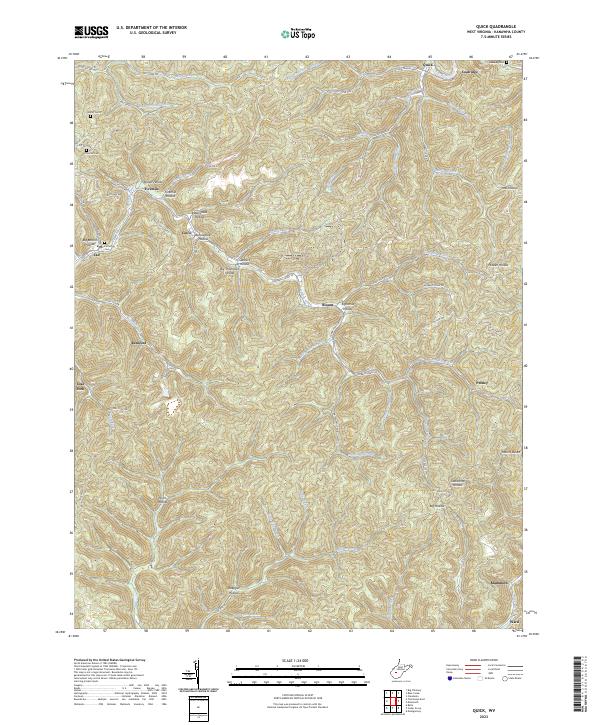 USGS Topographic Map – Quick