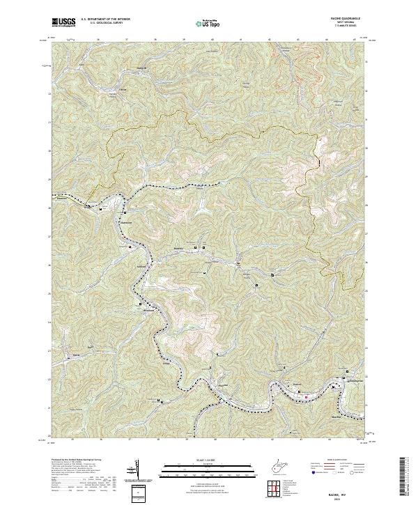 USGS Topographic Map – Racine