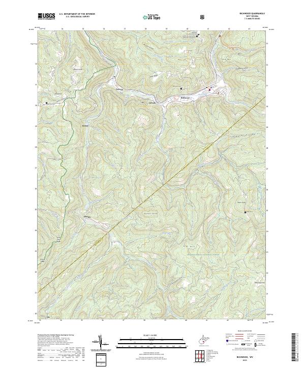 USGS Topographic Map – Richwood
