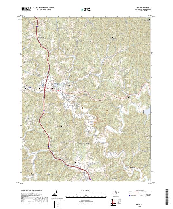 USGS Topographic Map – Ripley