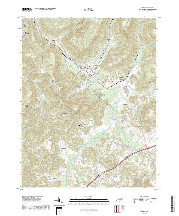 USGS Topographic Map – Rupert