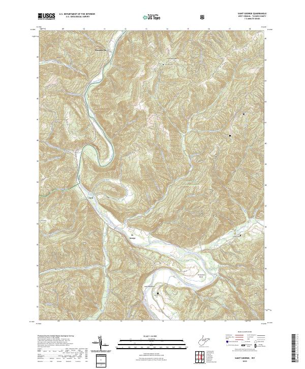 USGS Topographic Map – Saint George