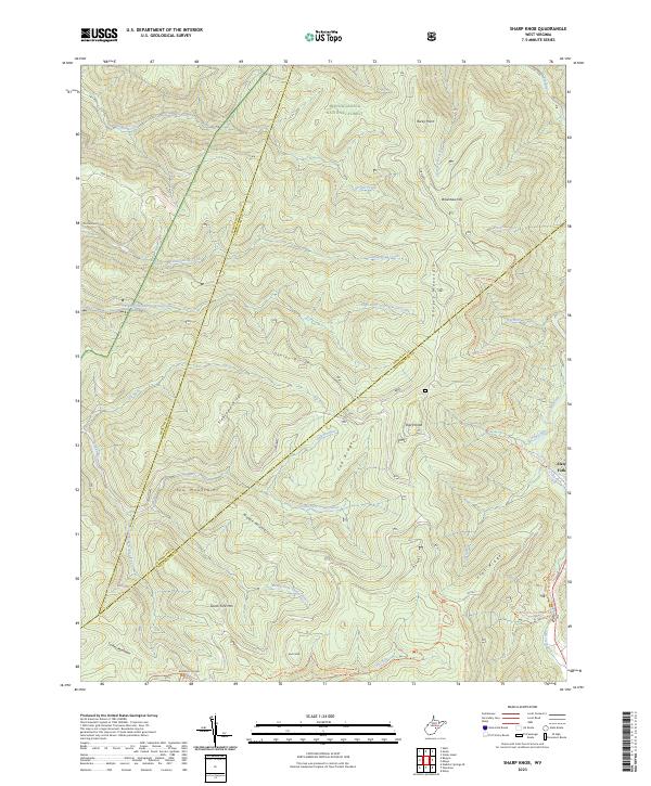 USGS Topographic Map – Sharp Knob