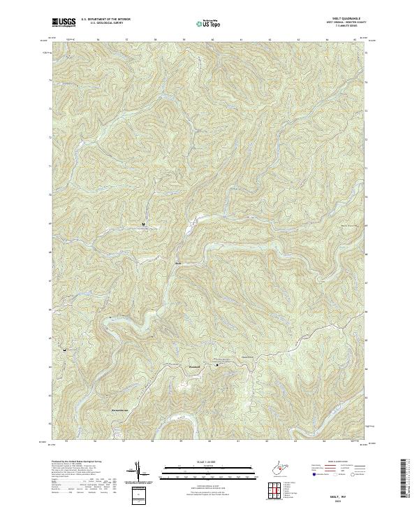 USGS Topographic Map – Skelt