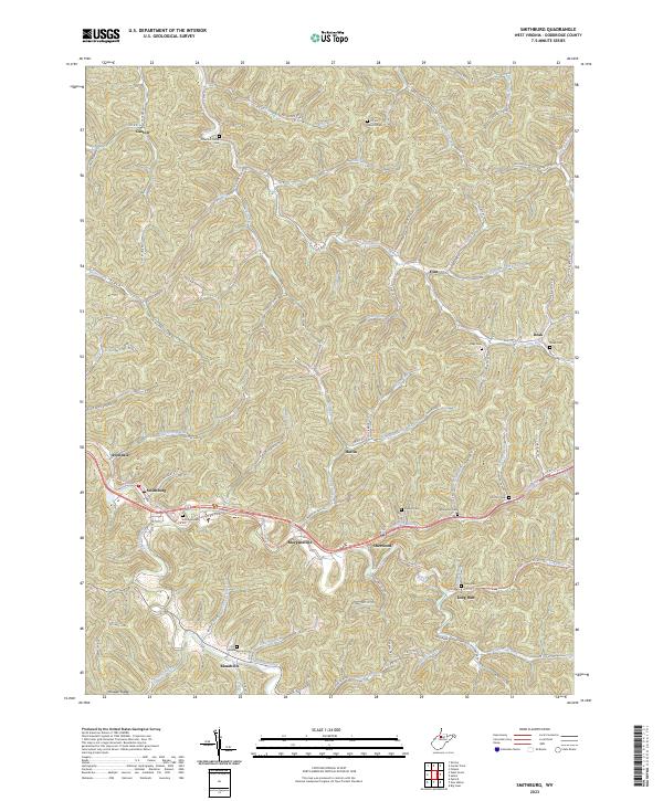 USGS Topographic Map – Smithburg