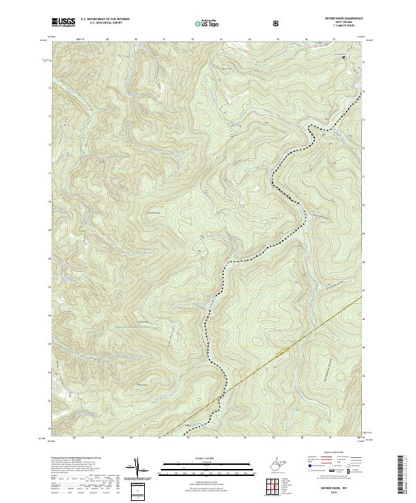 USGS Topographic Map – Snyder Knob