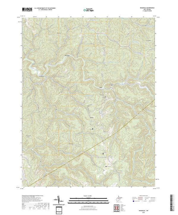 USGS Topographic Map – Swandale