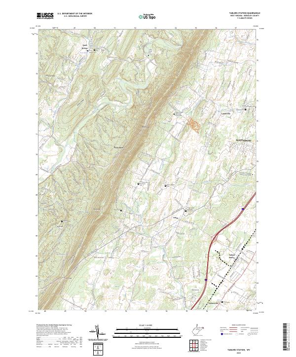 USGS Topographic Map – Tablers Station