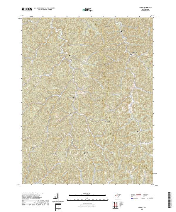 USGS Topographic Map – Tariff