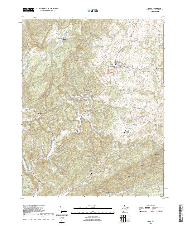 USGS Topographic Map – Union