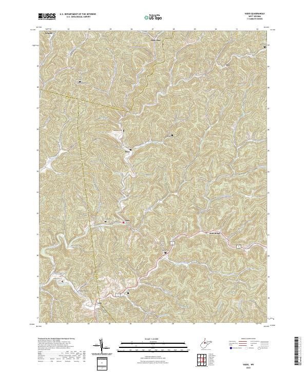 USGS Topographic Map – Vadis