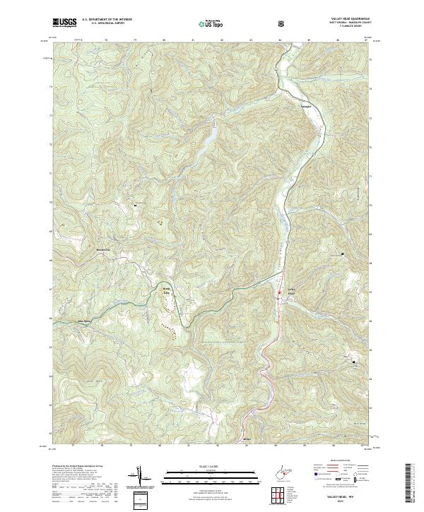 USGS Topographic Map – Valley Head