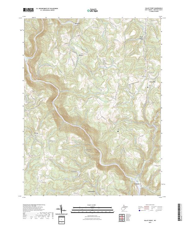 USGS Topographic Map – Valley Point