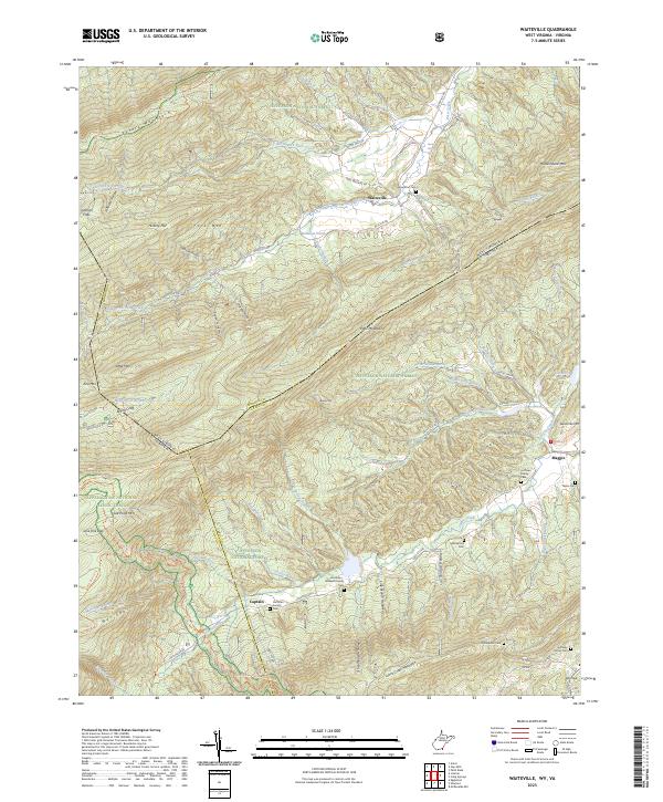 USGS Topographic Map – Waiteville